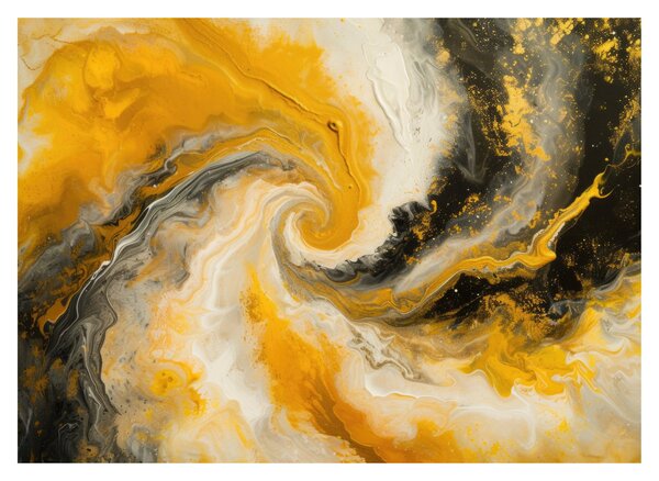 Staklena slika - Spiralna apstrakcija (70x50 cm)