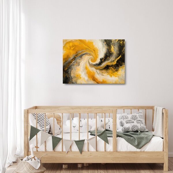 Staklena slika - Spiralna apstrakcija (70x50 cm)