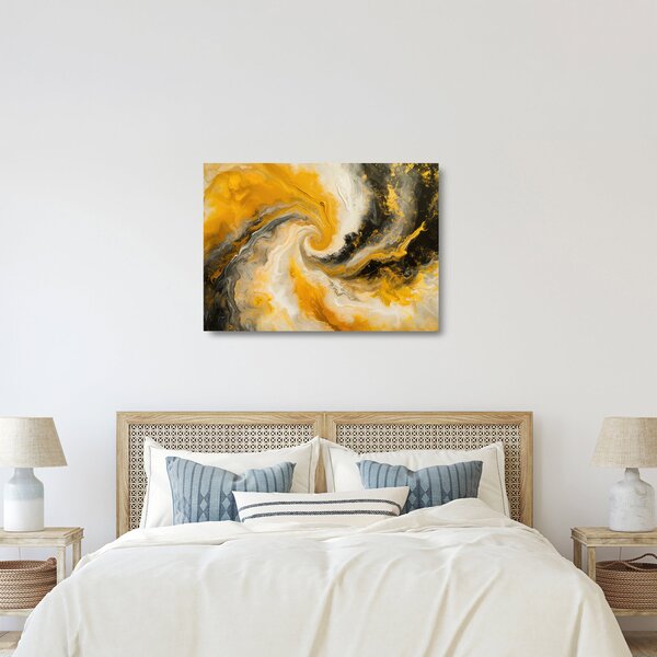 Staklena slika - Spiralna apstrakcija (70x50 cm)