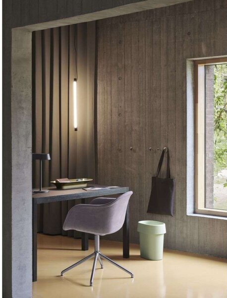 Viseće Svjetiljka Muuto, prigušiv, Crno, Blagovaonica, Aluminij