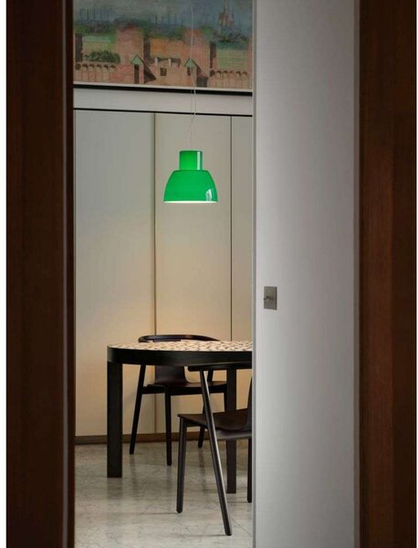 Viseće Svjetiljka Nemo Lighting, prigušiv, Zelena, Dnevna soba, Staklo