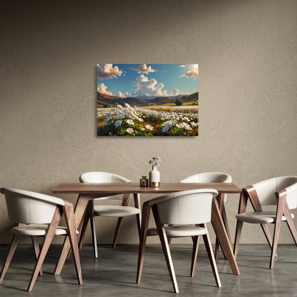 Staklena slika - Miran krajolik (70x50 cm)