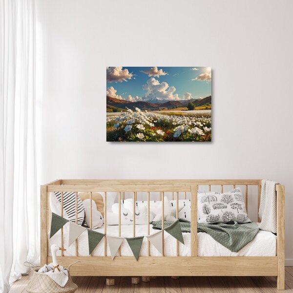 Staklena slika - Miran krajolik (70x50 cm)