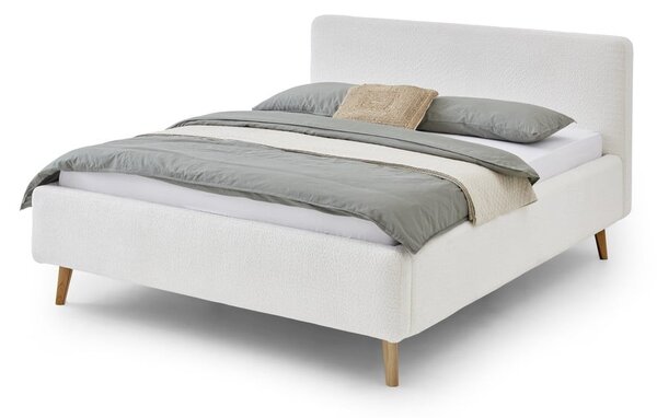 Bijeli tapecirani bračni krevet 160x200 cm Mattis - Meise Möbel