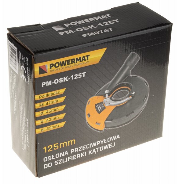 Poklopac za prašinu za brusilicu 125 mm PM-OSK-125T