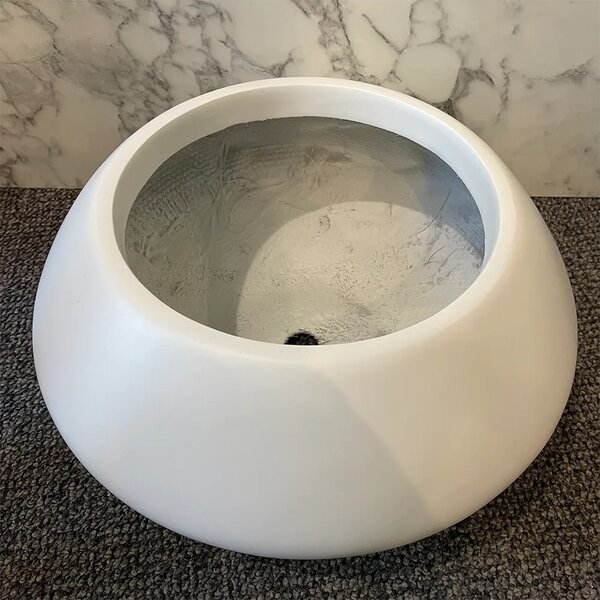 Ukrasna tegla Kirka bijele boje 35 x 17 cm - Bijela - 0 - 30cm - do 30cm - DA