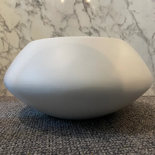 Ukrasna tegla Kirka bijele boje 35 x 17 cm - Bijela - 0 - 30cm - do 30cm - DA