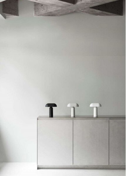 Stolne Lampa Normann Copenhagen, prigušiv, Bijela, Dnevna soba, Plastika