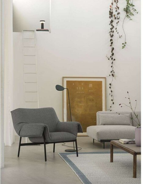 Stolne Lampa Muuto, prigušiv, Crno, Dnevna soba, Plastika