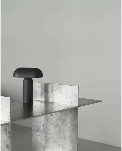 Stolne Lampa Normann Copenhagen, prigušiv, Crno, Dnevna soba, Plastika