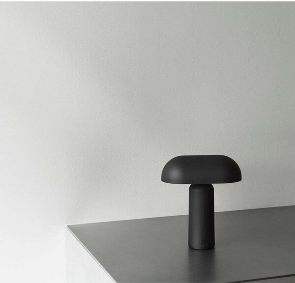 Stolne Lampa Normann Copenhagen, prigušiv, Crno, Dnevna soba, Plastika