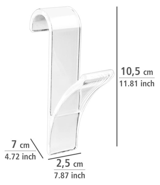 Set od 6 kukica za radijator Wenko Hook