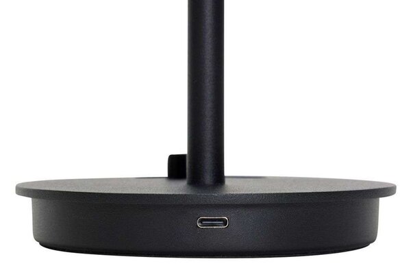 Stolne Lampa Hübsch, prigušiv, Crno, Dnevna soba, Metal