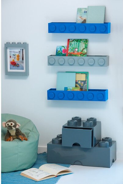 Dječja siva zidna polica LEGO® Sleek