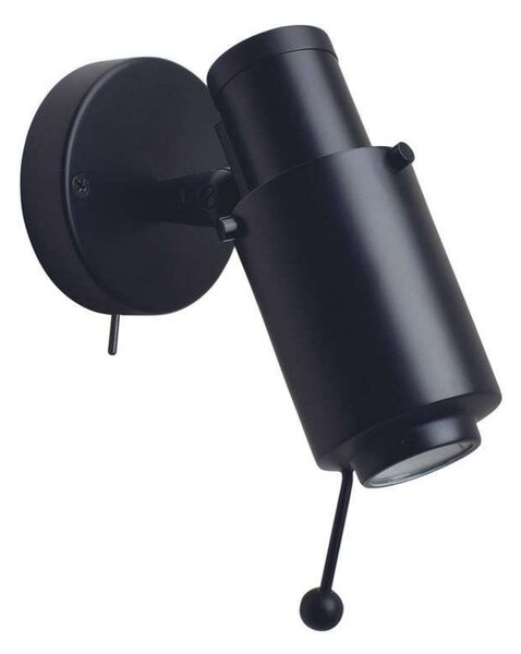 Biny Reflektor LED m/Afbryder & Stang Crna/Crna - DCW
