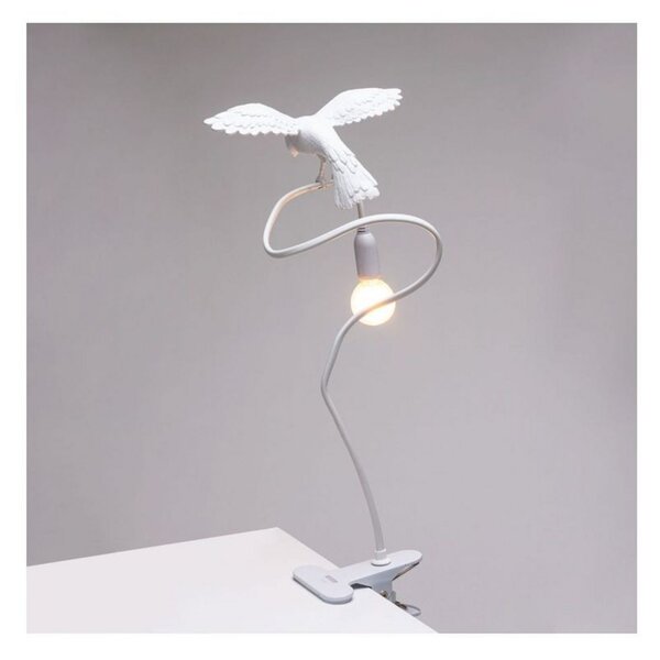 Stolne Lampa SELETTI, Bijela, Dnevna soba, Plastika