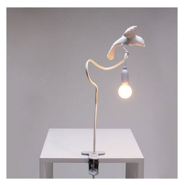Stolne Lampa SELETTI, Bijela, Dnevna soba, Plastika