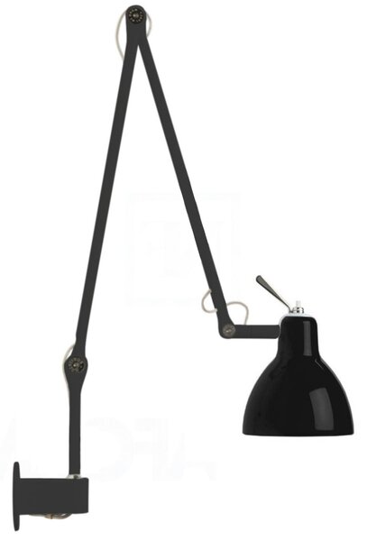 Luxy W2 Zidna lampa Crna/Mat Bijela - Rotaliana