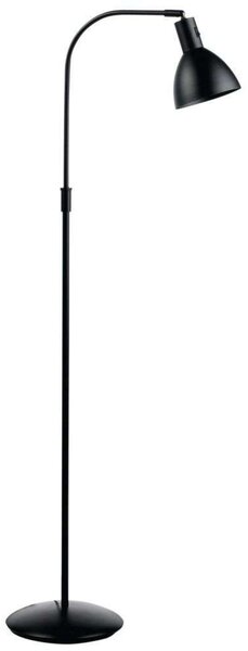 Podne Lampa Halo Design, Crno, Dnevna soba, Metal