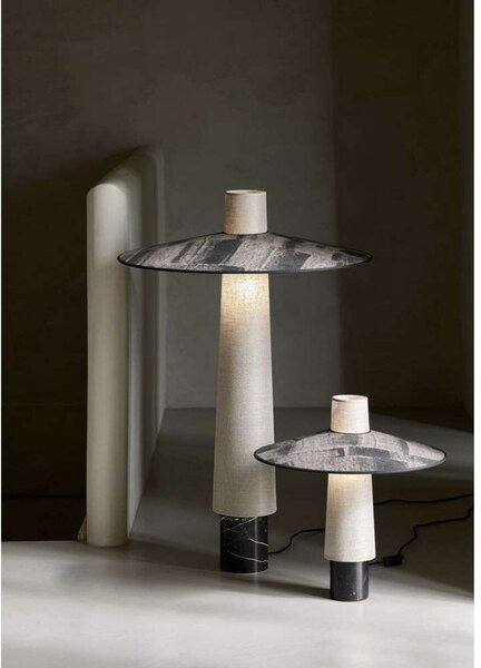 Stolne Lampa Forestier, Thésée, Sivo, Dnevna soba, Tkanina / tekstil, Boho