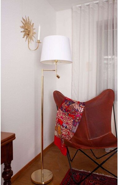 Podne Lampa By Rydéns, Orlando, Zlato / mjed, Dnevna soba, Metal