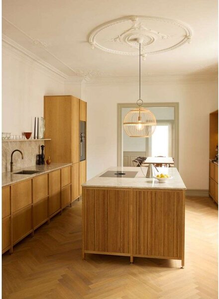 Stockholm Nordic viseća lampa, Ø 50 cm, drvo - Halo Design