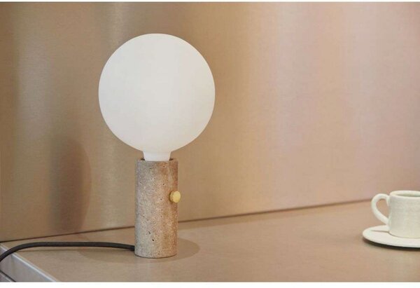 Core Visilica/Stolna lampa Krema Travertine - Made By Hand