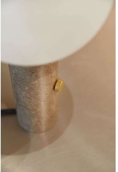 Core Visilica/Stolna lampa Krema Travertine - Made By Hand