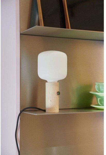 Core Visilica/Stolna lampa Krema Travertine - Made By Hand