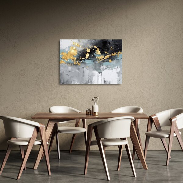 Staklena slika - Apstrakcija (70x50 cm)