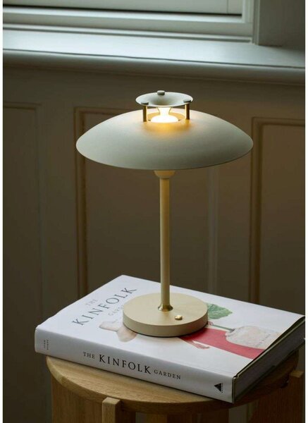 Stolne Lampa Halo Design, prigušiv, Bež, Dnevna soba, Metal