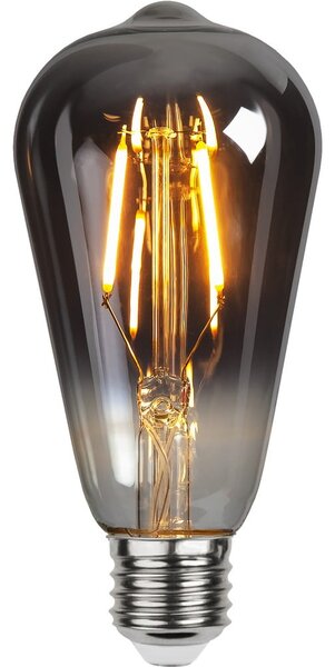 LED/sa žarnom niti žarulja s toplim svjetlom E27, 2 W Plain Smoke – Star Trading