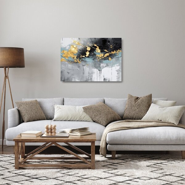 Staklena slika - Apstrakcija (70x50 cm)