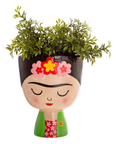 Kamena ukrasna tegla za cvijeće ø 12 cm Frida – Sass & Belle