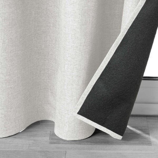 Krem zavjesa sa zvučnom izolacijom 140x260 cm Jupiter – douceur d'intérieur