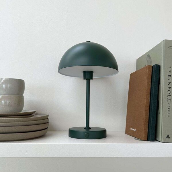 Stolne Lampa Dyberg Larsen, Stockholm, prigušiv, Zelena, Dnevna soba, Metal, Skandinavski