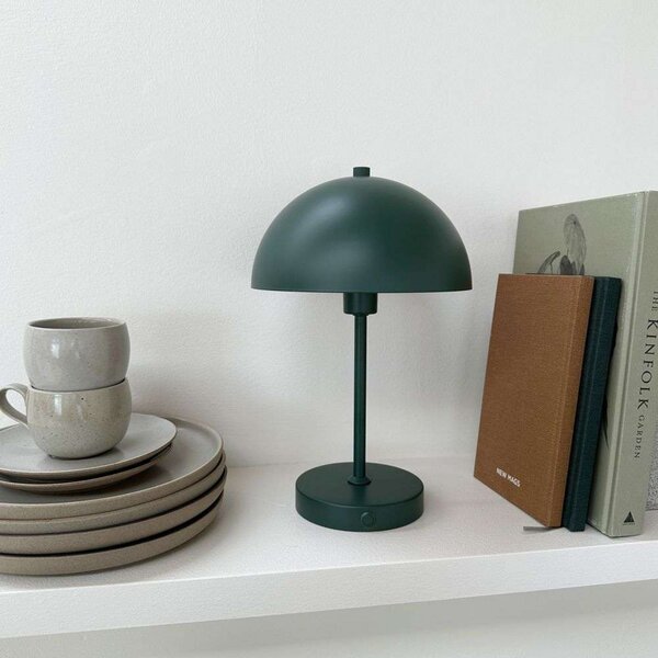Stolne Lampa Dyberg Larsen, Stockholm, prigušiv, Zelena, Dnevna soba, Metal, Skandinavski