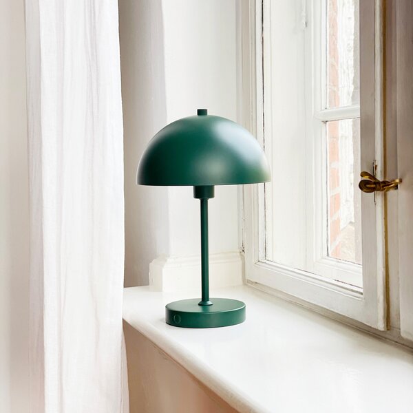 Stolne Lampa Dyberg Larsen, Stockholm, prigušiv, Zelena, Dnevna soba, Metal, Skandinavski