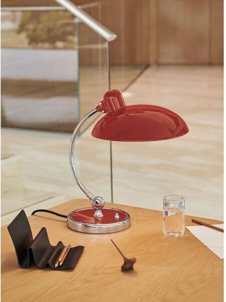 Stolne Lampa FRITZ HANSEN, Crvena, Dnevna soba, Metal, Vintage