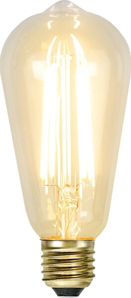 LED/sa žarnom niti žarulja s mogućnosti zatamnjivanja s toplim svjetlom E27, 4 W Soft Glow – Star Trading