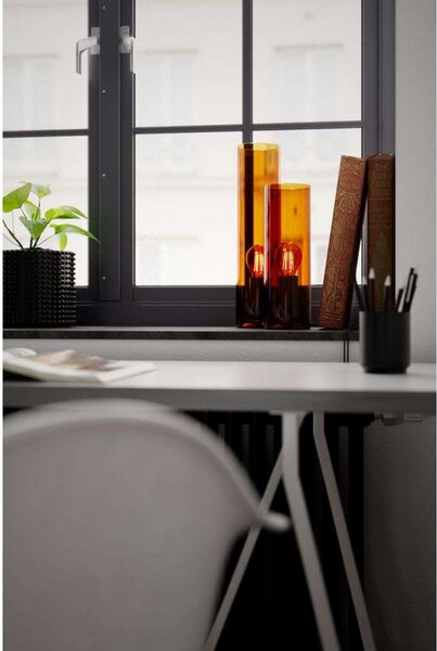 Stolne Lampa By Rydéns, Flake, Smeđa / hrđa, Dnevna soba, Staklo