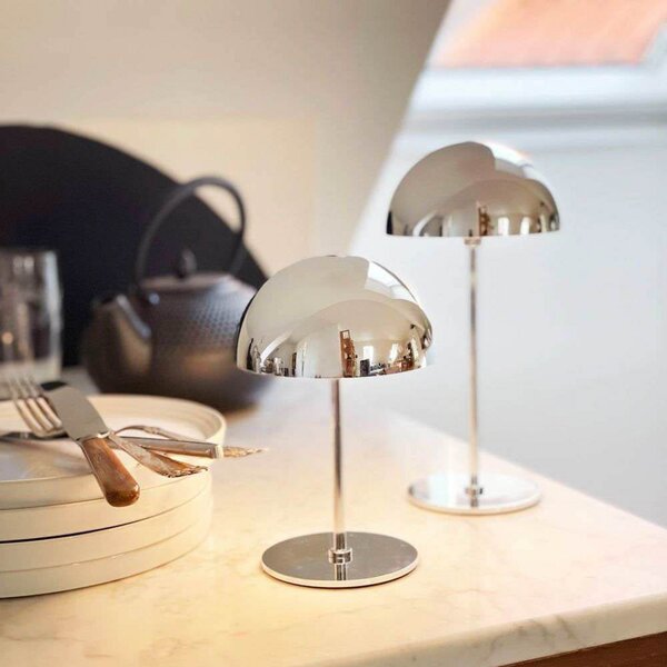 Stolne Lampa Dyberg Larsen, Along, prigušiv, Metalik, Dnevna soba, Metal, Skandinavski