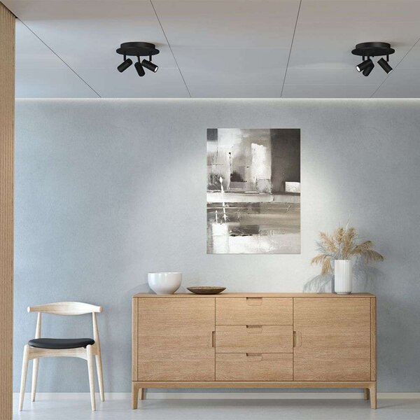 Cato Triospot Podna Lampa LoftlampeMat Crna/Mat Crna - Belid