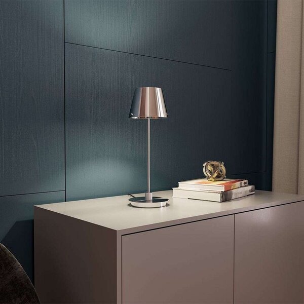 Gil il Grande Stolna lampa Chrome/Chrome - Herstal