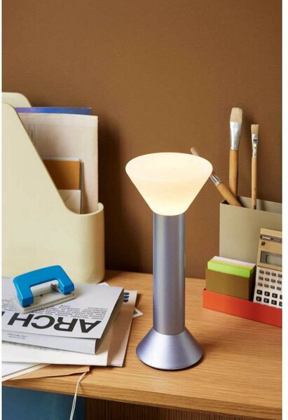Flash Prijenosni Stolna Lampa Metalik Purple - Hübsch