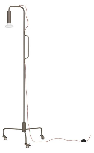 Podne Lampa Hübsch, Smeđa / hrđa, Dnevna soba, Metal, Dizajn