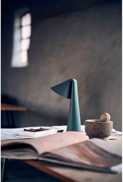 Stolne Lampa FRANDSEN, Ami, prigušiv, Smeđa / hrđa, Blagovaonica, Plastika, Moderan