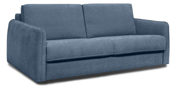 Plava sofa za spavanje/sklopiva od šenila 189 cm Storm – Scandic
