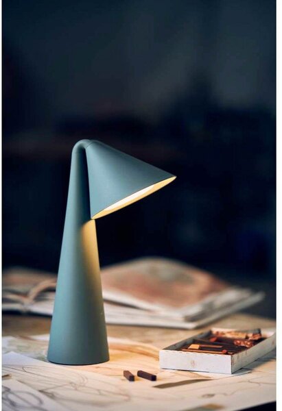 Stolne Lampa FRANDSEN, Ami, prigušiv, Smeđa / hrđa, Blagovaonica, Plastika, Moderan