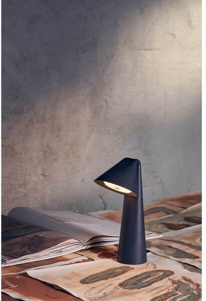 Stolne Lampa FRANDSEN, Ami, prigušiv, Smeđa / hrđa, Blagovaonica, Plastika, Moderan